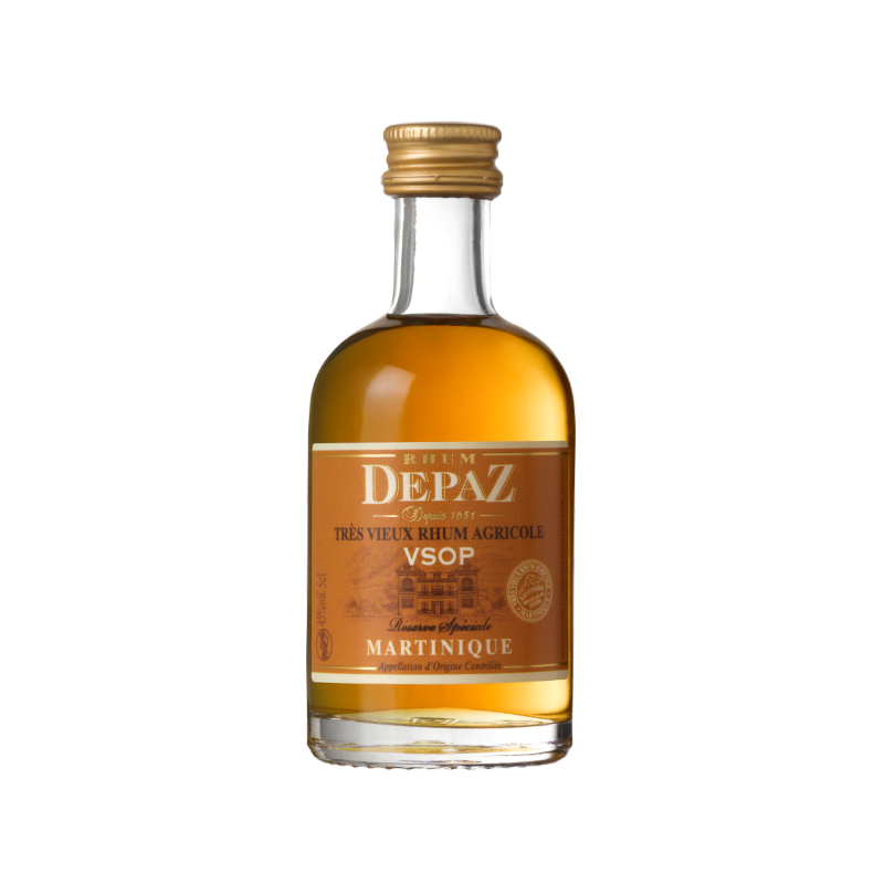 Rhum Agricole DEPAZ Rhum Vieux VSOP Réserve Spéciale mignonnette -  Christian de Montaguère