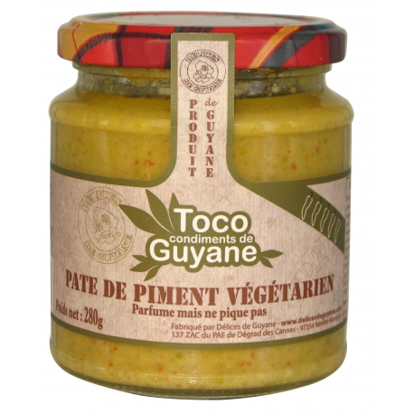 Toco Pâte de Piment Végétarien 280 g Guyane