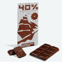 Tres Hombres Chocolat au Lait et Sel Marin Bio 40% tablette 90g