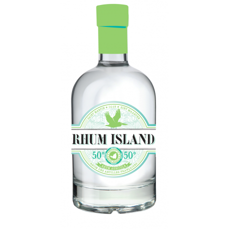 Rhum Island Rhum Blanc 50° 70 cl Saint Martin