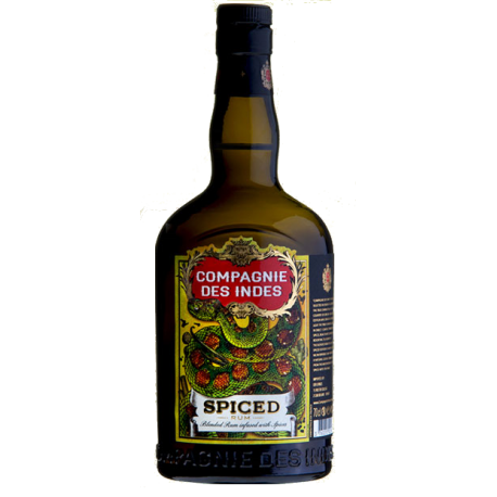 Compagnie des Indes Rhum Epicé Spiced Blended 40° République Dominicaine et Venezuela