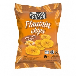 Samai chips de banane naturellement sucrées 75 g