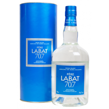 Père Labat Rhum Blanc 70.7 Brut de Colonne étui 70,7° Marie Galante