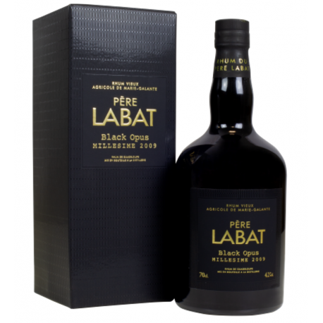 Père Labat Rhum Vieux Black Opus Millésime 2009 étui 42° Marie Galante