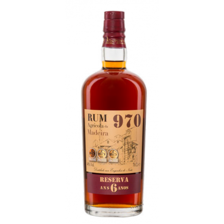 Rum 970 Rhum Vieux 6 ans 40° Madère (Portugal)