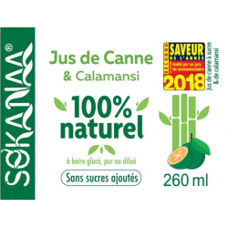 So'Kanaa Jus de Canne & Calamansi 260ml