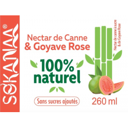 So'Kanaa Nectar de Canne & Goyave Rose 260ml