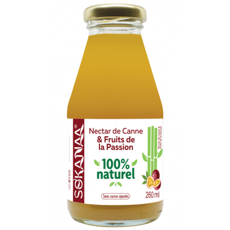 So'Kanaa Nectar de Canne & Fruit de la Passion 260ml