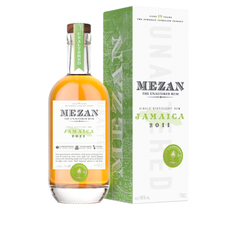 Mezan Rhum Vieux 10 ans 2011 étui 46° 70 cl Jamaïque