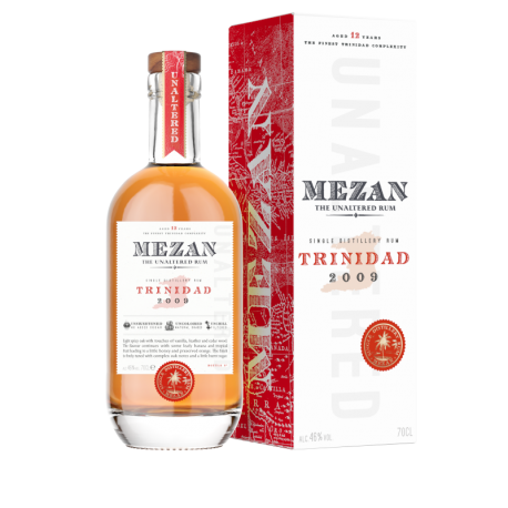 Mezan Rhum Vieux 12 ans 2009 étui 46° 70 cl Trinidad