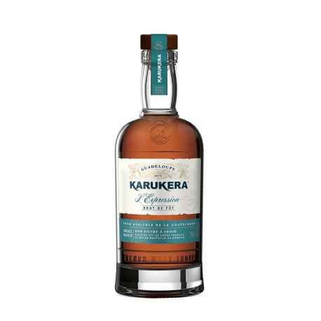 Karukera Rhum Ambré L'Expression Brut de Fût étui 50,1° Guadeloupe