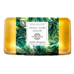 Parfums des Iles Savon Argile Jaune Papaye 100g