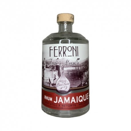 Ferroni Rhum Blanc la Dame Jeanne N° 9 Jamaïque 57° 70 cl