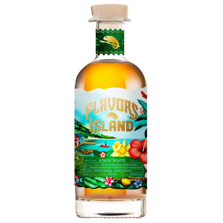 Flavors Island Anana' Beach boisson spiritueuse à base de rhum 40°