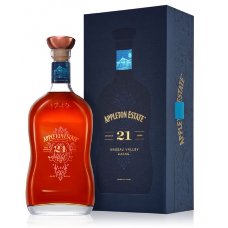 Appleton Rhum Vieux 21 ans Nassau Valley Cask 43° 70 cl Jamaïque