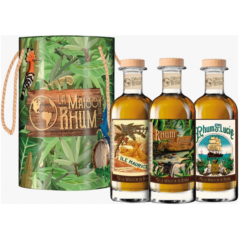 LA MAISON DU RHUM Coffret Découverte 3 x 20cl - Christian de