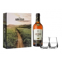 Abuelo Rhum Vieux 12 ans coffret avec 2 verres 40° 70 cl Panama