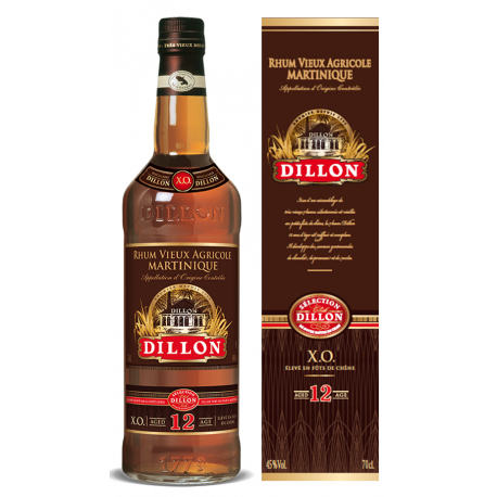 Dillon Rhum Vieux XO club 12 ans 45° 70 cl Martinique