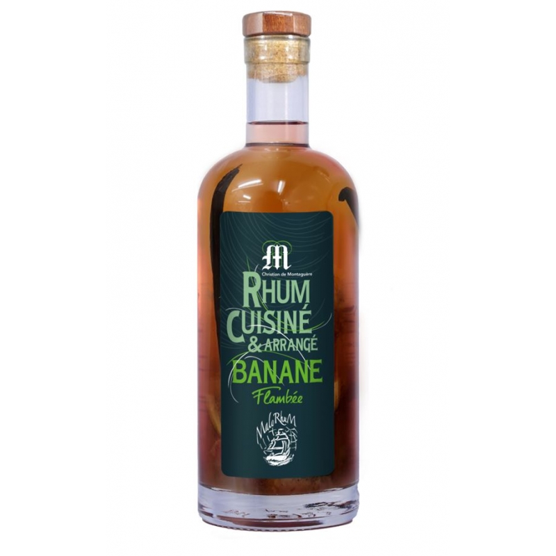 Recette rhum banane vanille au miel au rhum blanc Dillon - Rhum