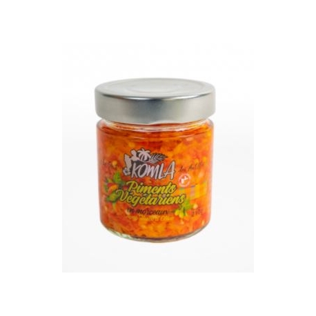 Komla Piments Végétariens Confits 210g