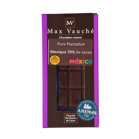 Towt Chocolat Max Vauché Noir 70% tablette 100g Mexique