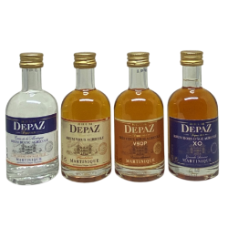 Depaz Rhum Vieux 3 ans VO Plantation mignonnette 45° 5 cl Martinique