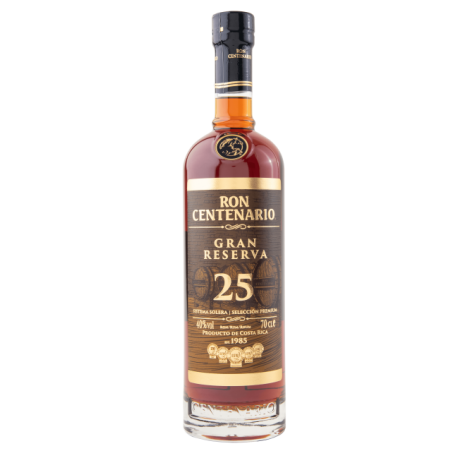 Centenario Rhum Vieux 25 Gran Reserva 40° 70 cl Costa Rica