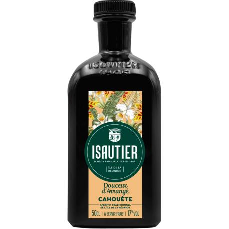 Isautier Rhum Arrangé Cahouètes 40° 50 cl Réunion