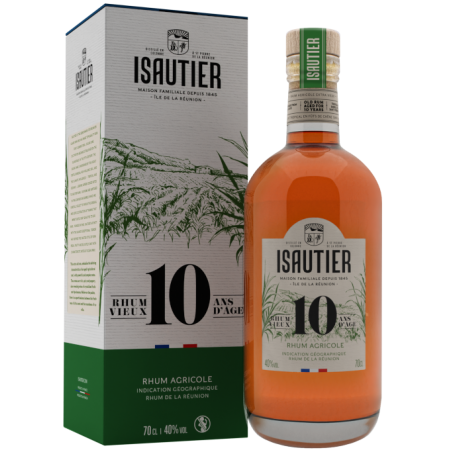 Isautier Rhum Vieux 10 ans 40 70 cl Réunion