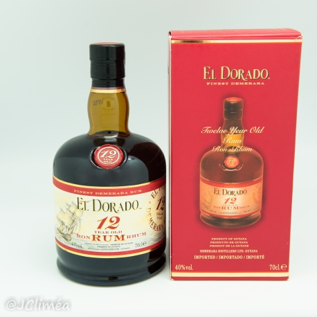 El dorado Rhum Vieux 12 ans 40° 70 cl Guyana