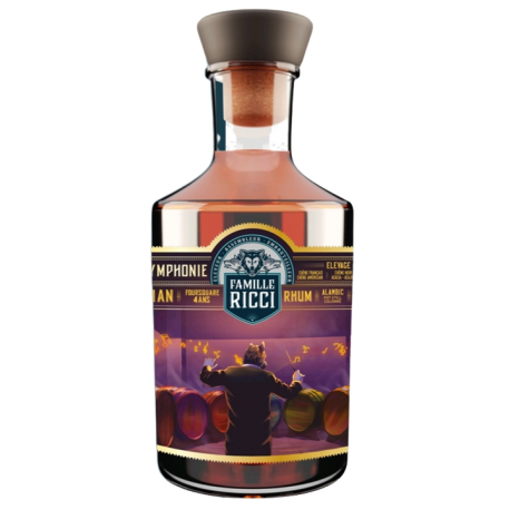 Famille Ricci Rhum Vieux 4 ans Cuvée 7ème Symphonie 49° Barbade