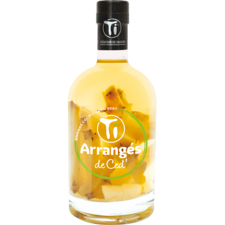 Ti Arrangés de Ced' Ananas Coco Citron Vert 32° 70cl