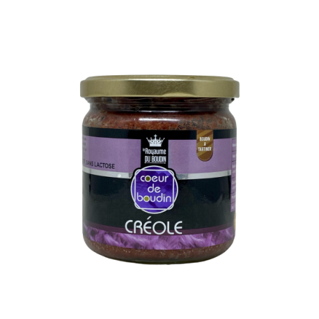 Royaume du Boudin Cœur de Boudin Noir Créole à tartiner 325 g