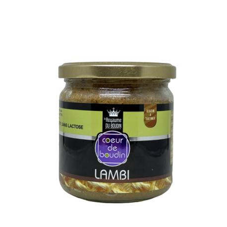 Royaume du Boudin Cœur de Boudin Lambi à tartiner 225 g