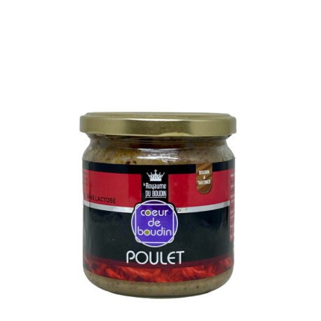 Royaume du Boudin Cœur de Boudin Poulet Boucané à tartiner 225 g