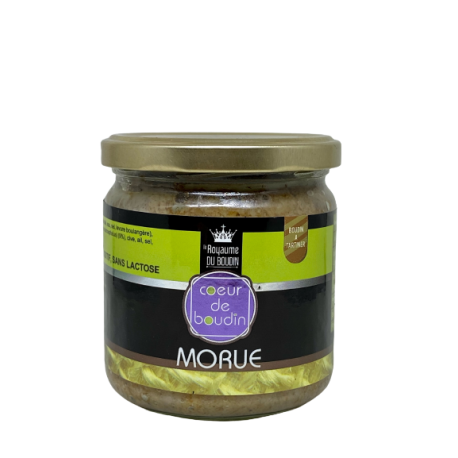 Royaume du Boudin Cœur de Boudin Morue à tartiner 325 g
