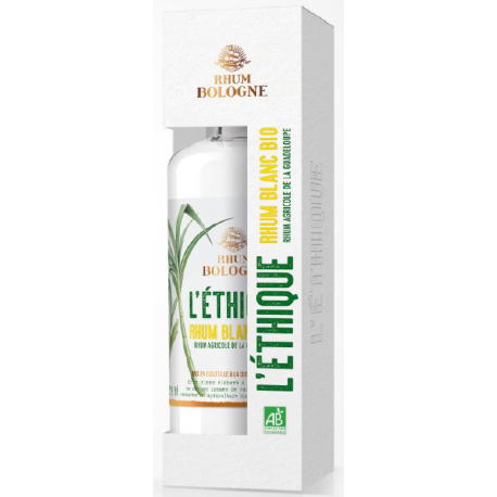 Bologne Rhum Blanc L'Ethique Bio 50° Guadeloupe