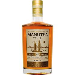 Manutea Rhum Vieux VSOP 41° Polynesie Française