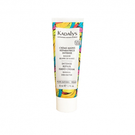 Kadalys Crème Mains Réparatrice  Banane - Karité  bio ed. limitée - Tube 50ml