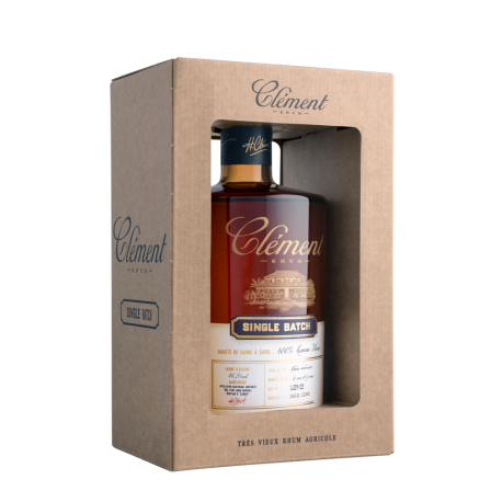 Clément Rhum Vieux 4 ans Single Batch Canne Bleue étui 46,5° Martinique