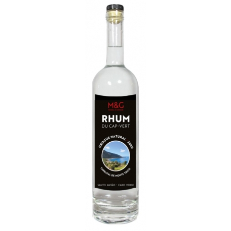 M & G Rhum Blanc Grogue Natural 2020 Tarrafal de Monte Trigo 44° 70cl Cap-Vert