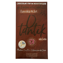 Otantik Tablette  Chocolat Noir Assemblage du Sud 72% sans torréfaction 70g Martinique