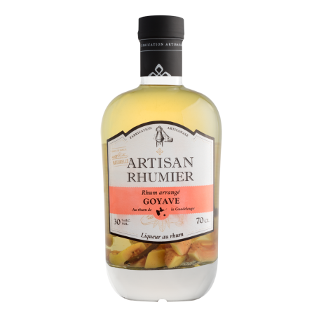 Artisan Rhumier Rhum Arrangé Goyave Vanille 30° Guadeloupe