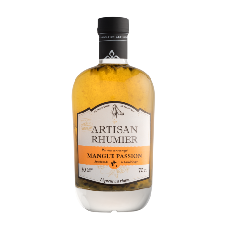 Artisan Rhumier Rhum Arrangé Mangue Maracuja 30° Guadeloupe