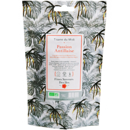 Fines Saveurs Des Iles Tisane Passion Antillaise sachet 100 g