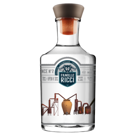 Famille Ricci Rhum Blanc Divergence Port Mourant 55° Guyana