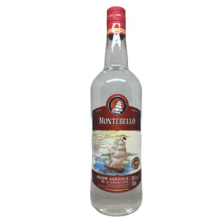 Montebello Rhum Blanc 50° 1L Guadeloupe