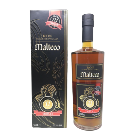 Malteco Rhum Vieux 11 ans Triple étui 55,5° Guatemala