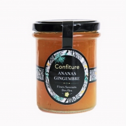 Fines Saveurs Des Iles Confiture Ananas Gingembre 250 g