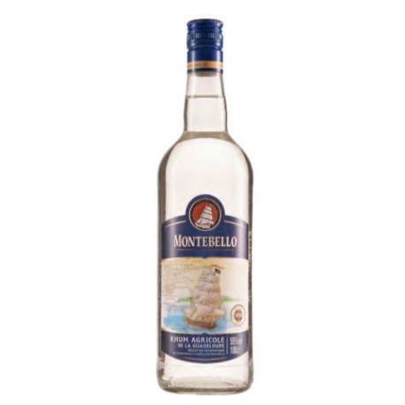 Montebello Rhum Blanc 55° 1L Guadeloupe